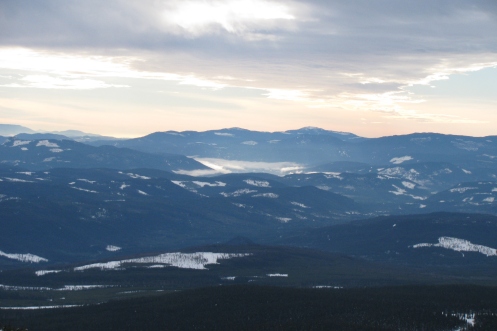 Looking South From Big White Towards Baldy
